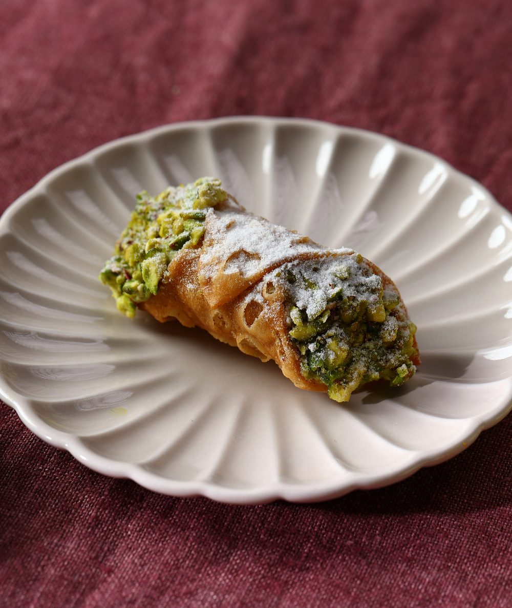 Cannoli z pistacjami