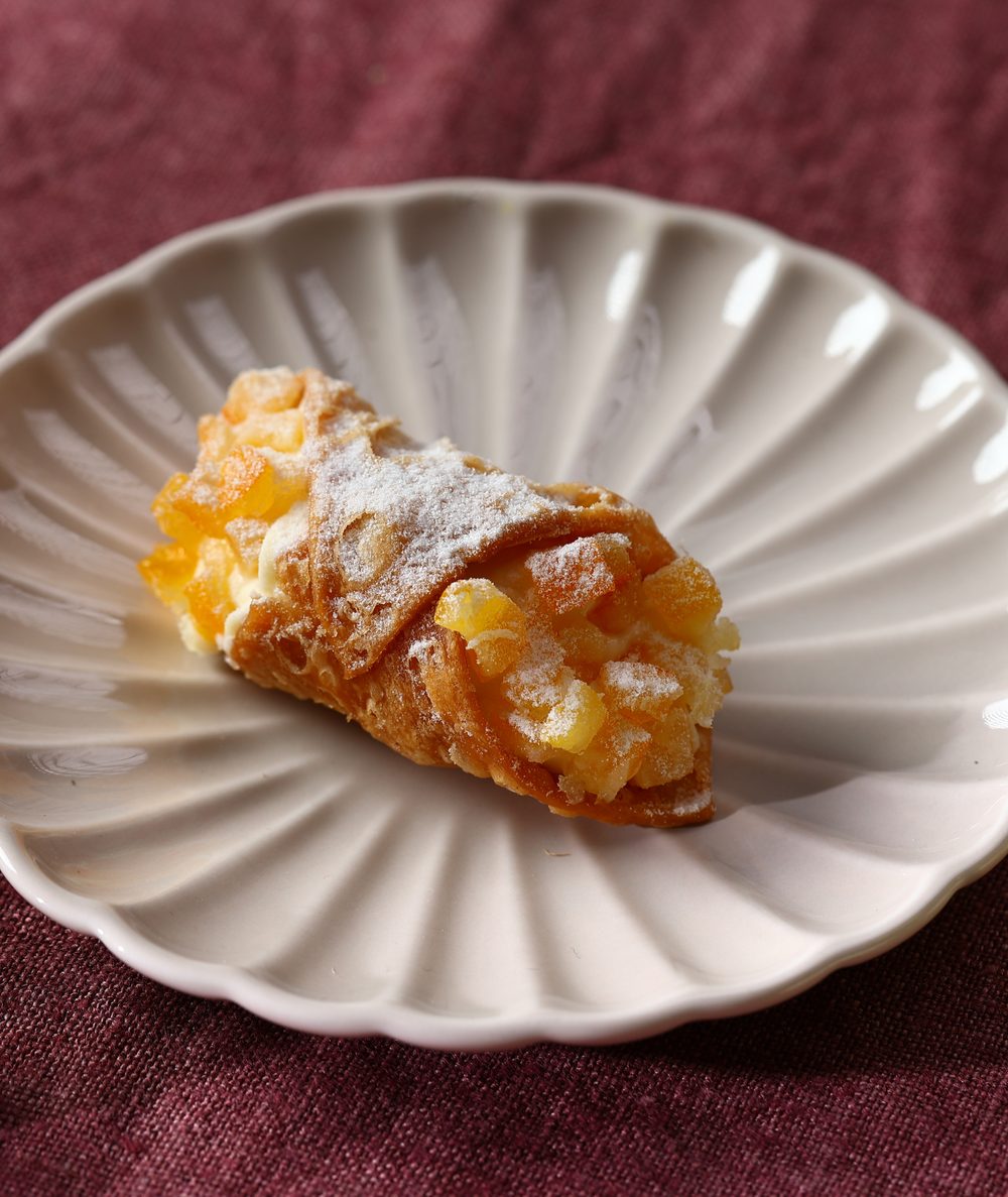 Cannoli z kandyzowaną pomarańczą